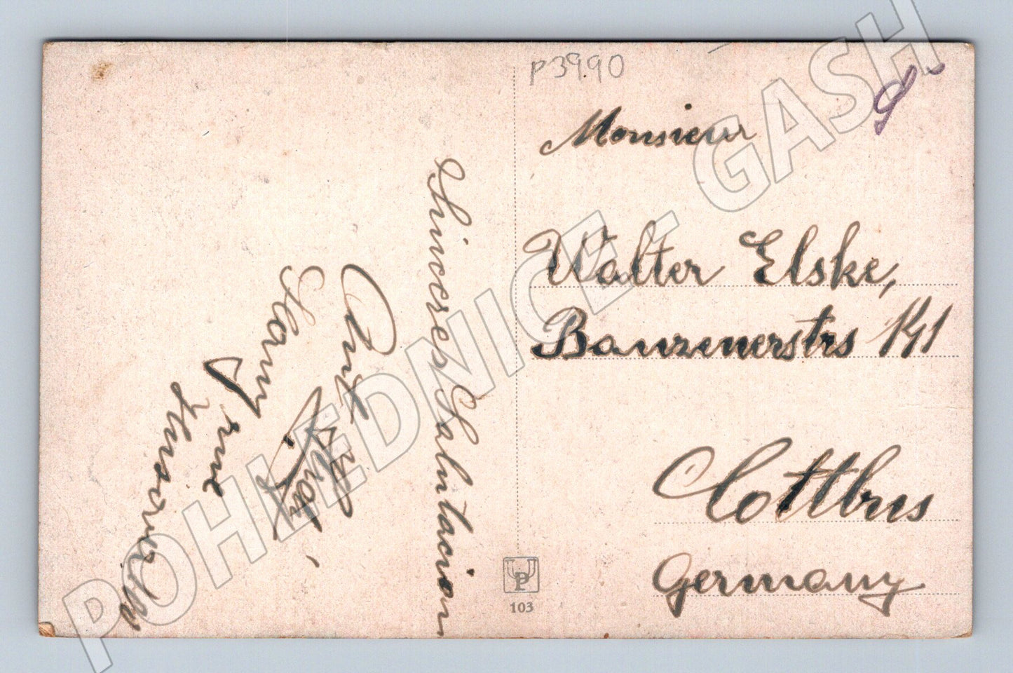 Pohlednice Španělsko lesní cesta Valencia 1938 (P3990)