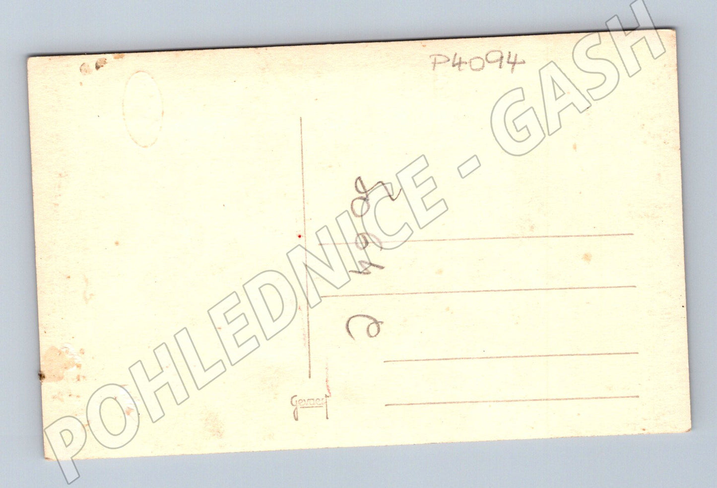 Pohlednice svatební pár 1962 (P4094)