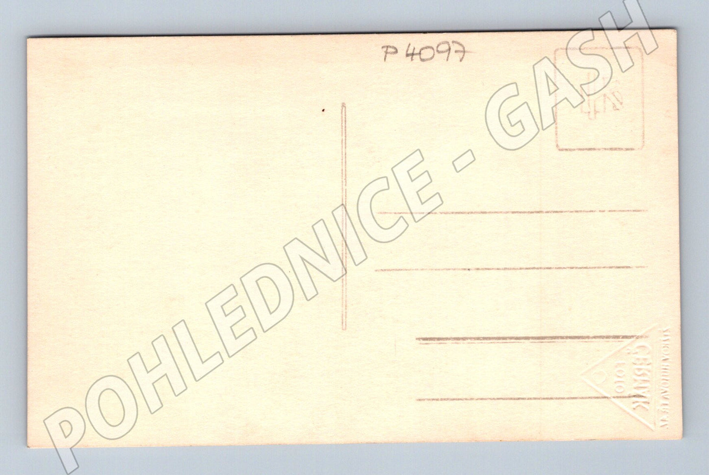Pohlednice ateliérový portrét mladého páru (P4097)