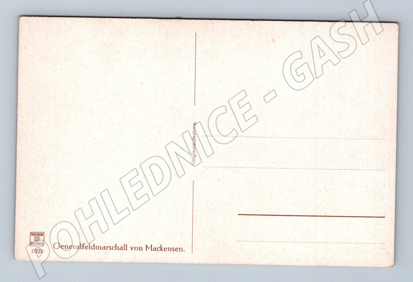 Pohlednice Německo Generalfeldmarschall von Mackensen (P4193)