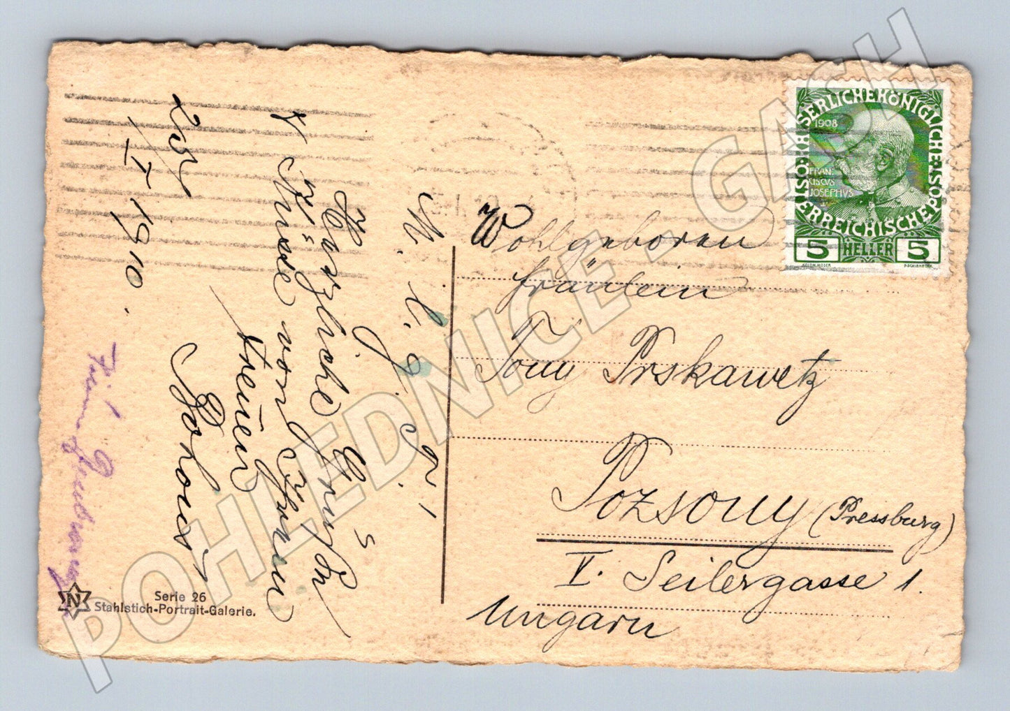 Pohlednice Rakousko-Uhersko Napoleon Bonaparte 1910 (P4203)