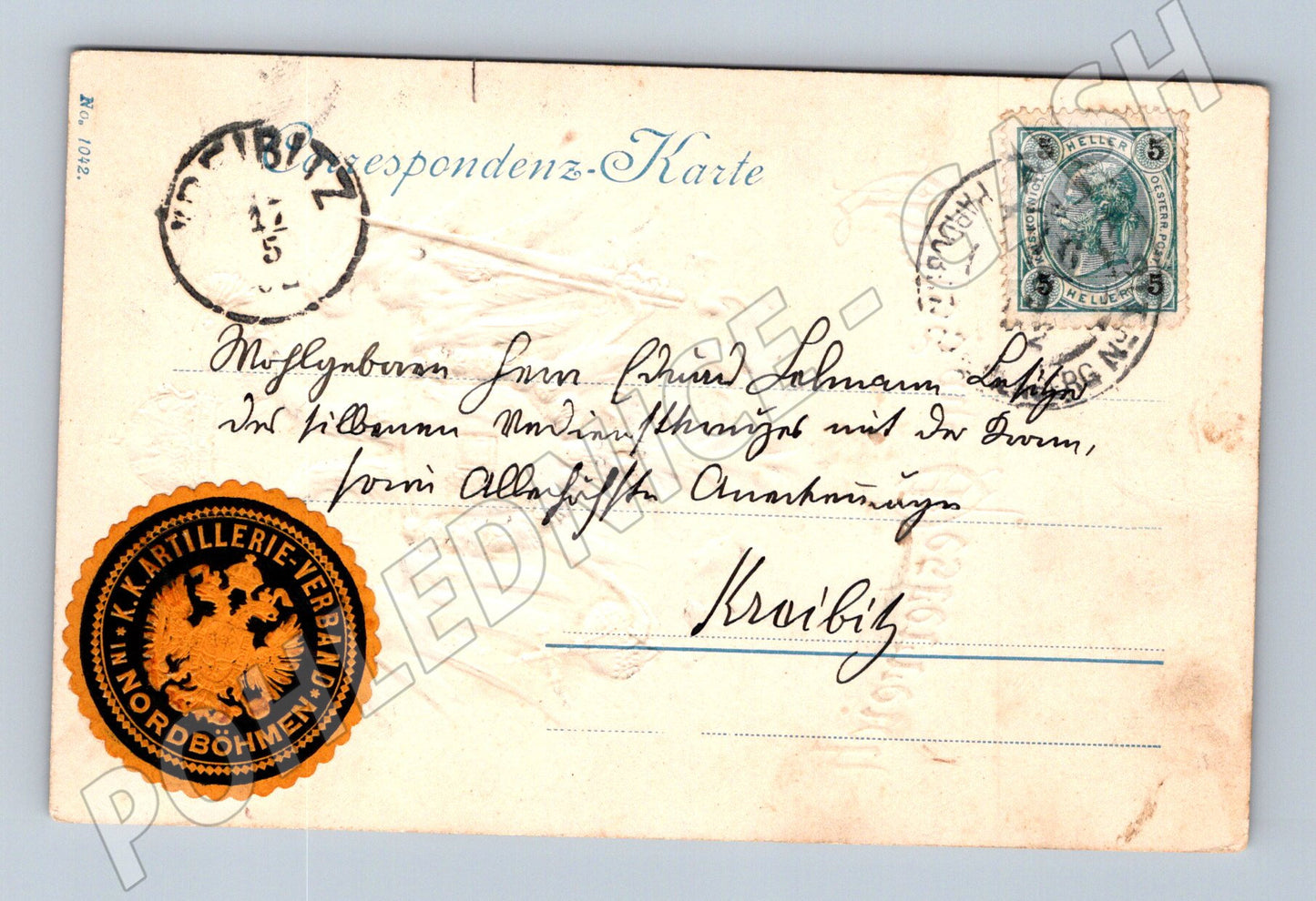 Pohlednice Rakousko říšský orel Gruss aus Österreich 1902 (P4219)