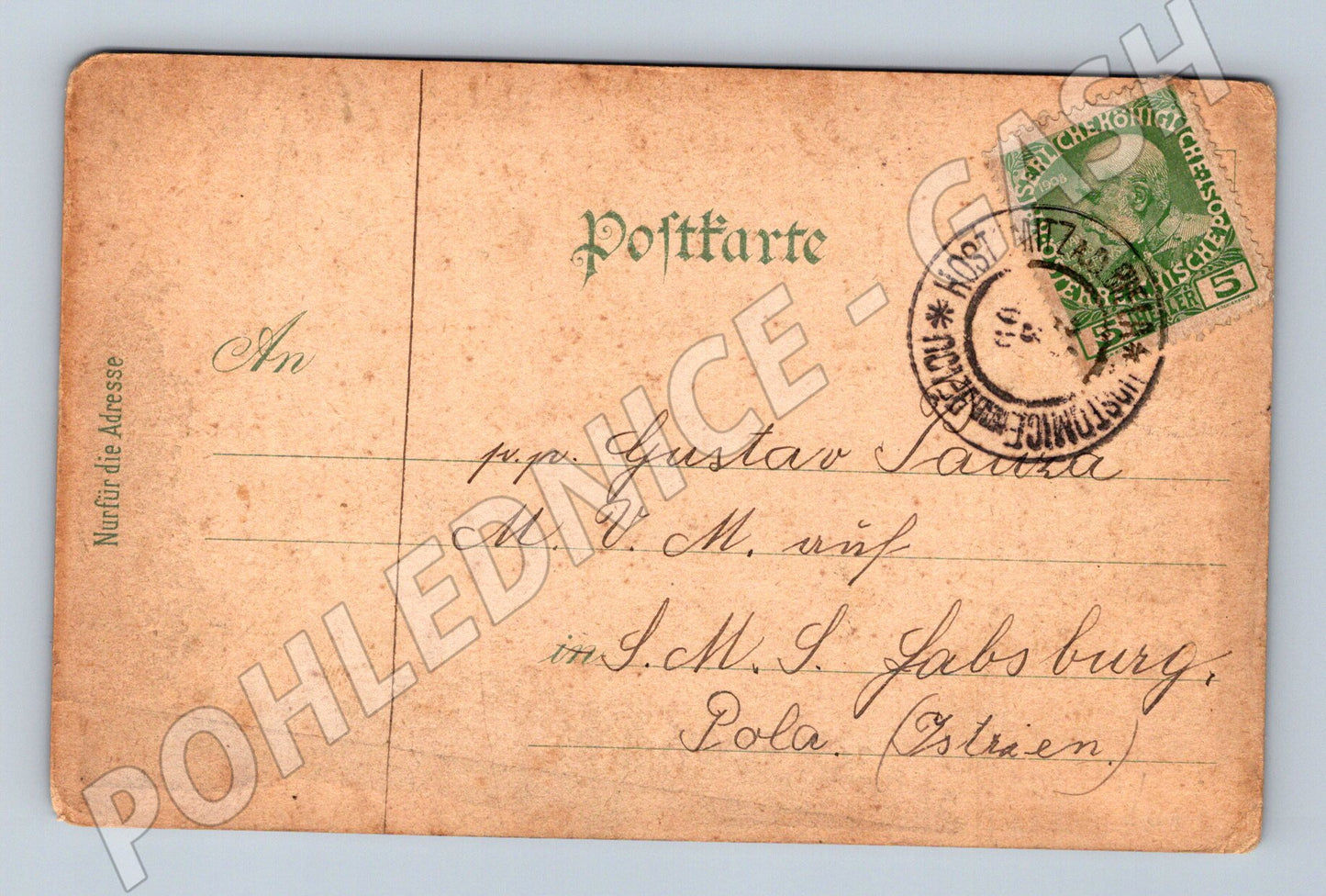 Pohlednice Hostomice u Teplic, více motivů 1906 (P4250)