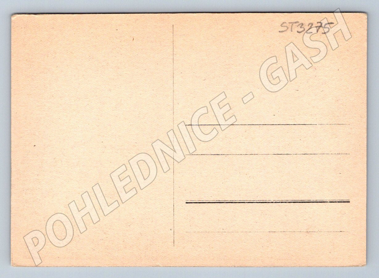 Postcard heavy tank 1st Czechoslovak armored brigade WWII (ST3275)