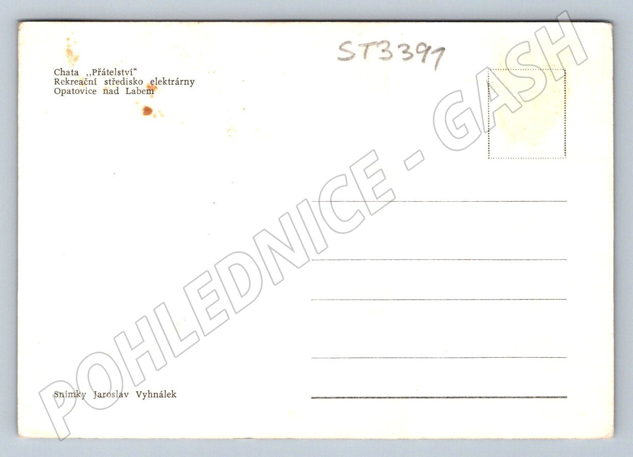 Postcard Friendship Cottage Recreation Center Opatovice Nad (ST3391)