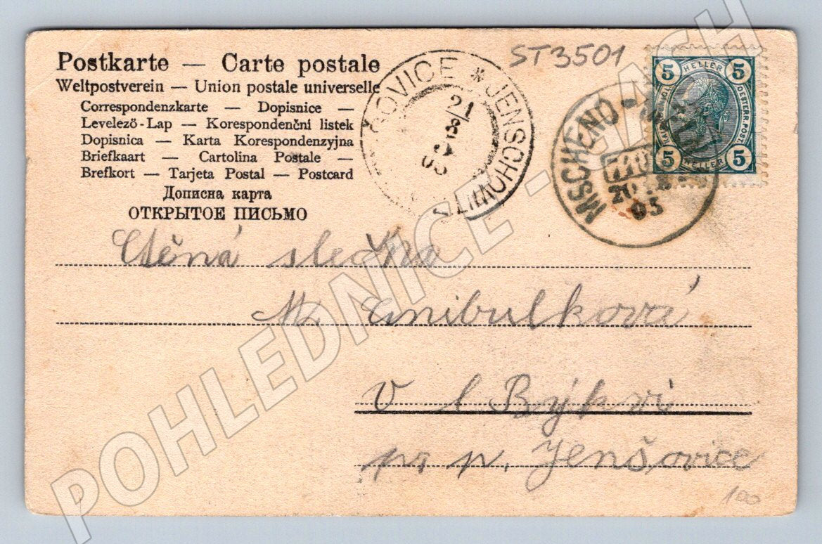 Postcard 1905 ladies in period dress Austria-Hungary (ST3501)