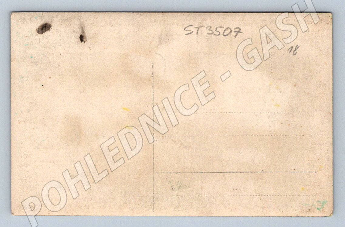 Postcard colored genre scene young couple (ST3507)