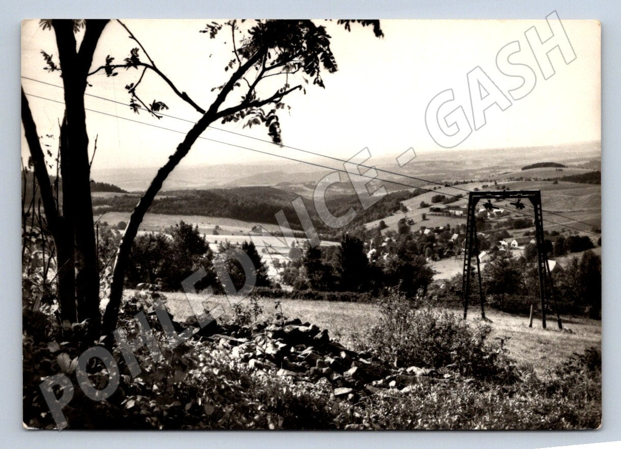 Pohlednice čenkovice lanová dráha železniční doprava čsr (ST3525)