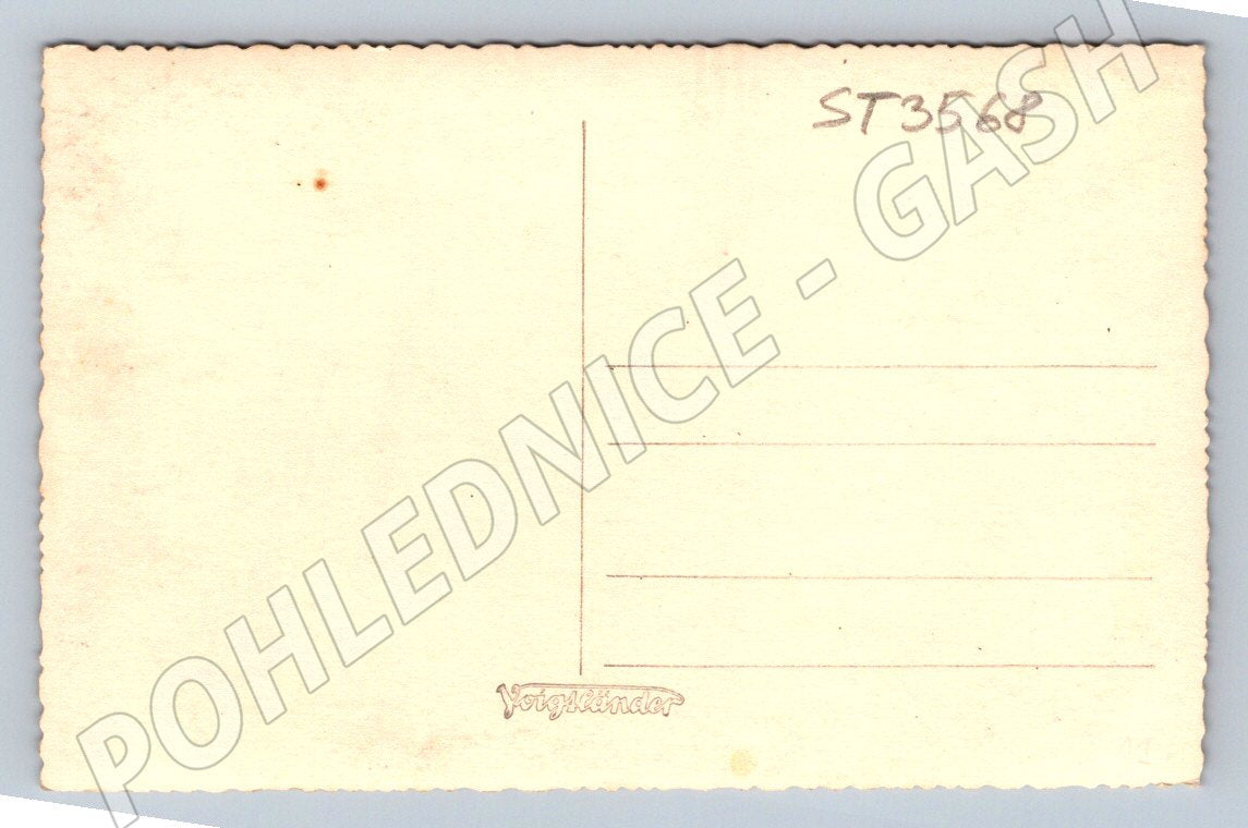 Postcard old rural farm Czech Republic MF until 1950 (ST3568)