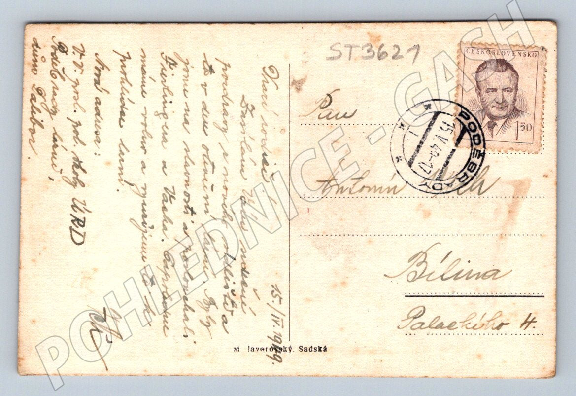 Postcard Spa Poděbrady Carbonated Baths (ST3621)