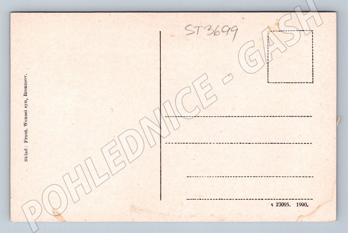 Postcard Adršpach Rocks Rock Alley (ST3699)