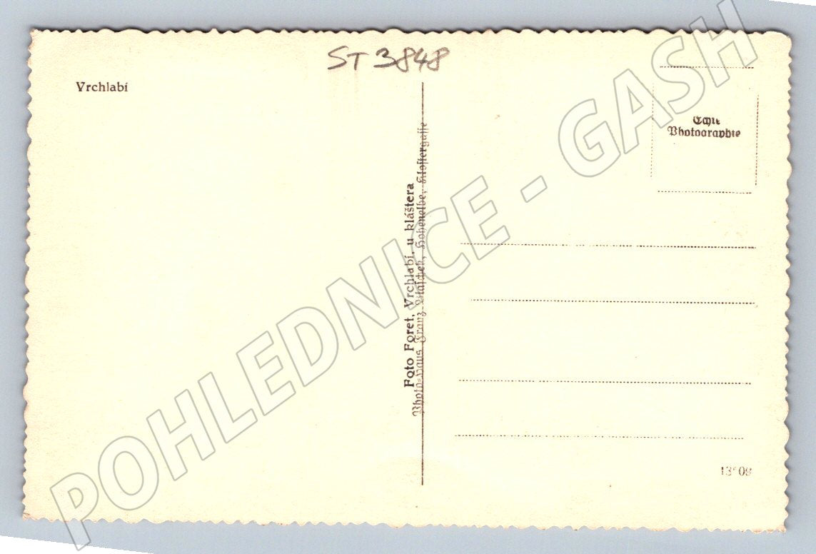Vrchlabi historical postcard (ST3848)