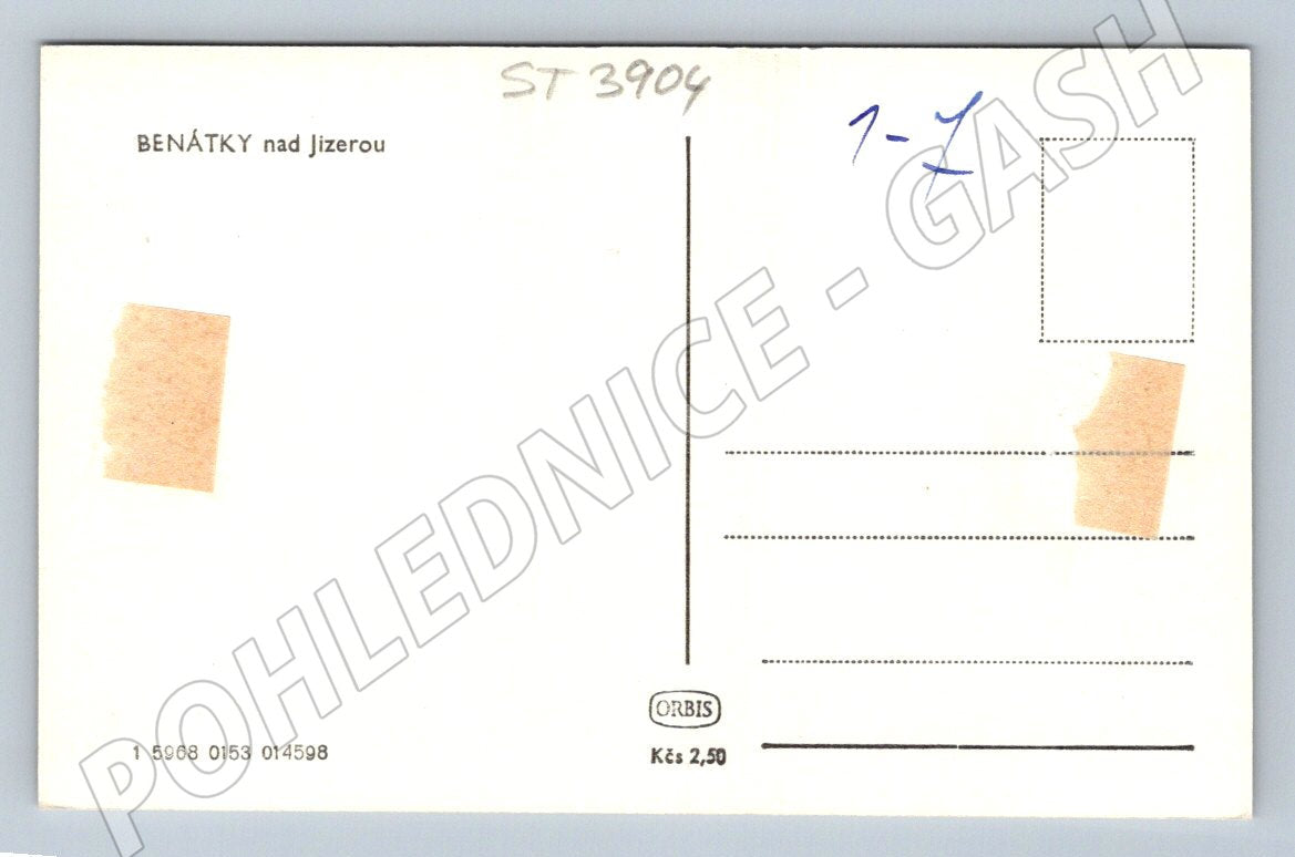 Pohlednice Benátky nad Jizerou historická (ST3904)