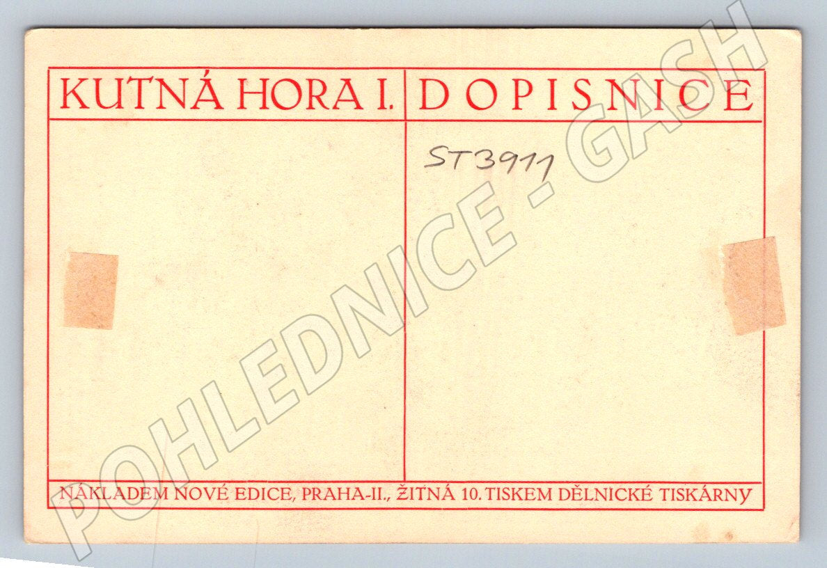 Postcard Kutná Hora Church of St. Barbara (ST3911)