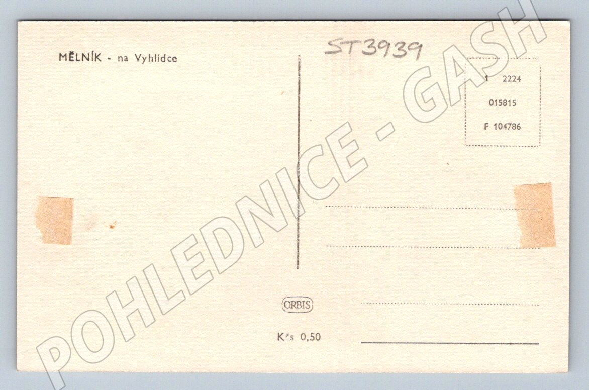 Pohlednice Mělník na Vyhlídce Orbis (ST3939)
