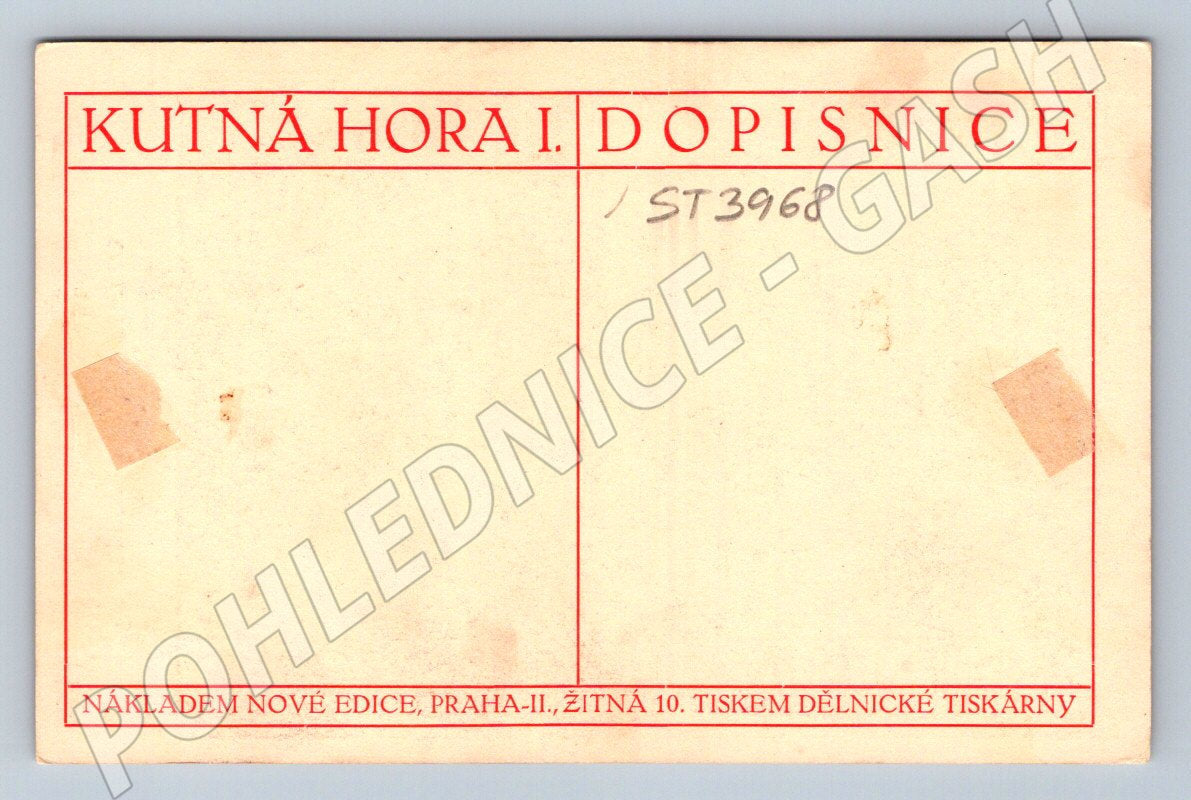 Pohlednice Kutná Hora Ecce Homo Vlašský dvůr (ST3968)