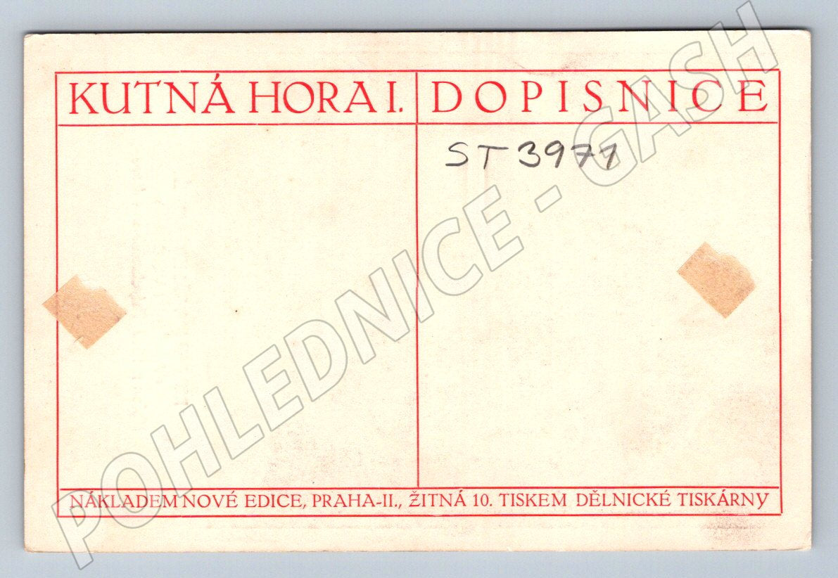 Pohlednice Kutná Hora reliéf sv Tří králů (ST3971)