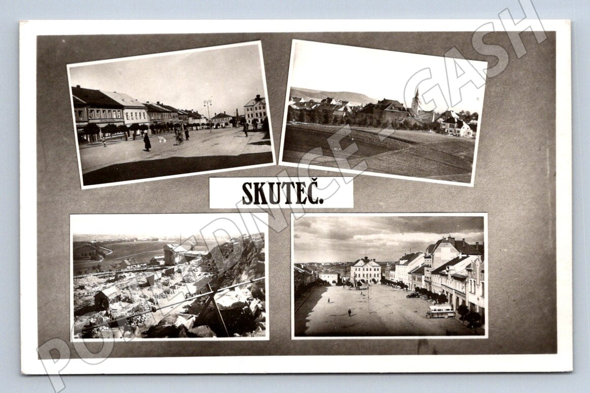 Pohlednice Skuteč vícezáběrový motiv (ST3983)
