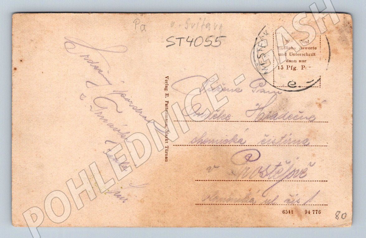 Pohlednice Truávka koláž krajiny (ST4055)