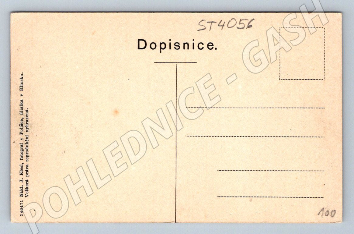 Postcard Trhová Kamenice historical (ST4056)