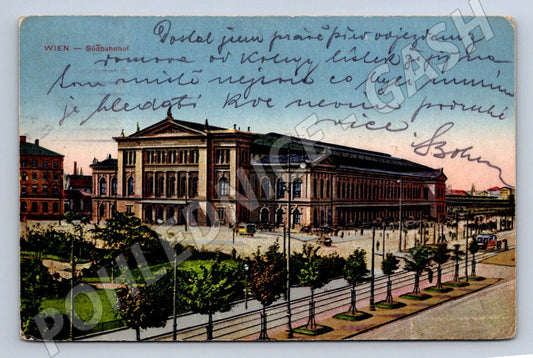 Pohlednice Vídeň Südbahnhof 1917 (ST4063)