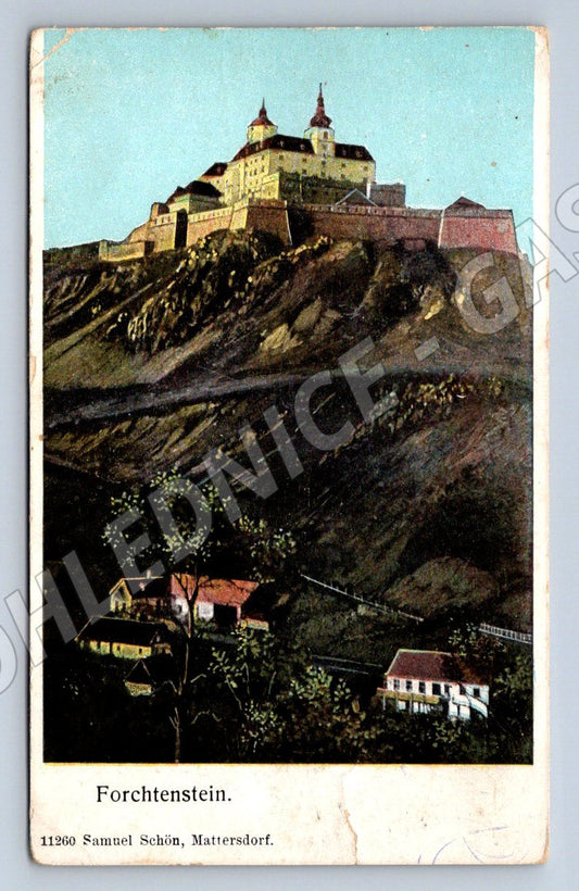 Pohlednice Forchtenstein hrad Rakousko (ST4068)