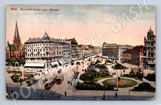 Pohlednice Vídeň Mariahilf Gürtel (ST4069)