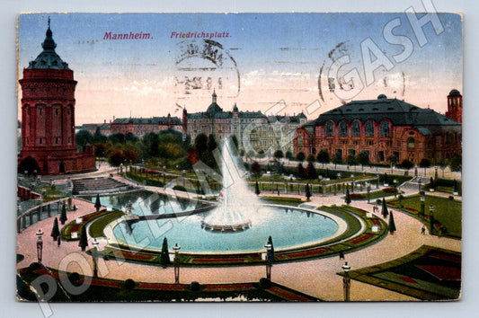 Pohlednice Mannheim Friedrichsplatz (ST4087)
