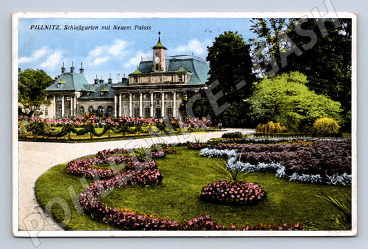 Pohlednice Německo Pillnitz Schlossgarten 1944 (ST4088)