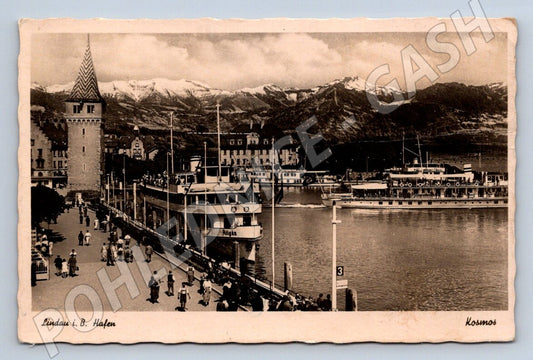 Pohlednice Lindau Hafen přístav (ST4107)