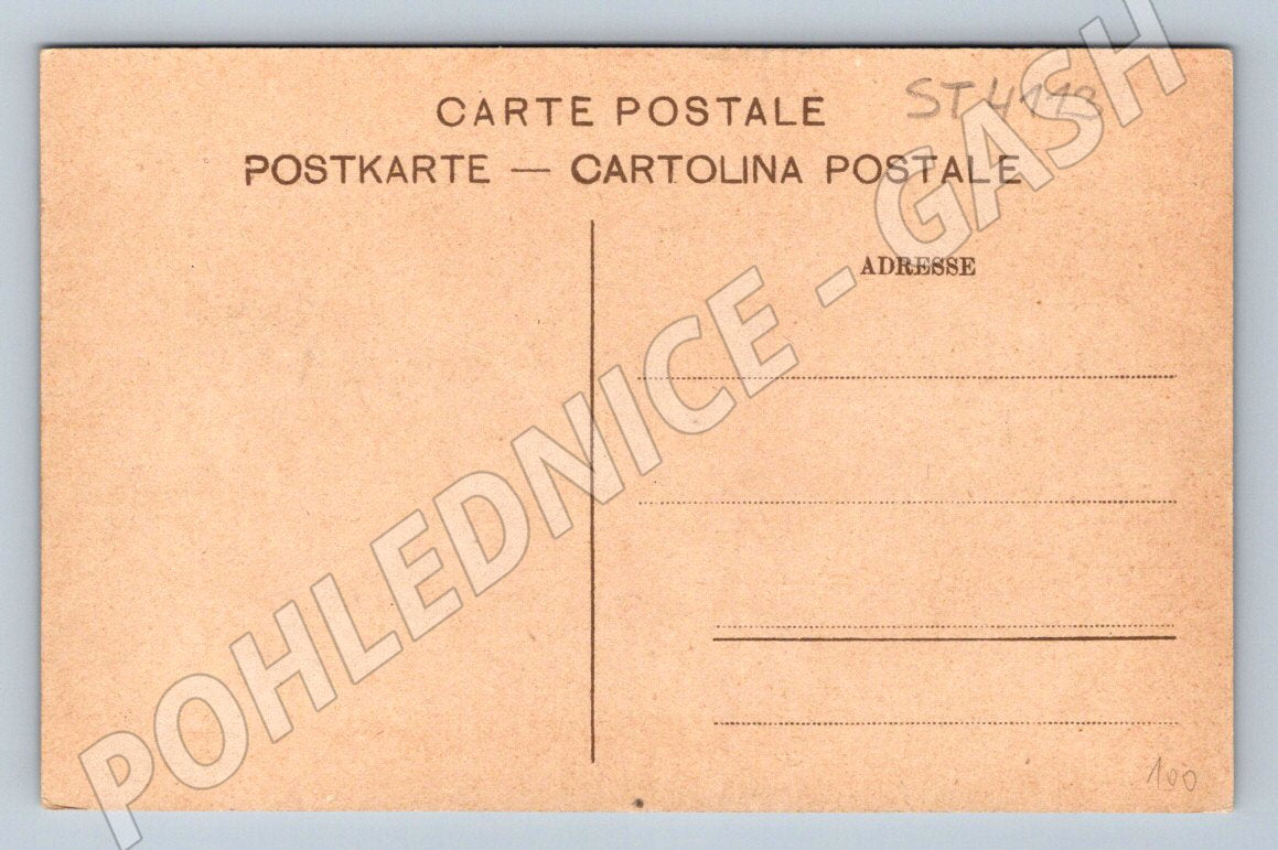 Pohlednice Švýcarsko Zürichsee kolorovaná (ST4113)