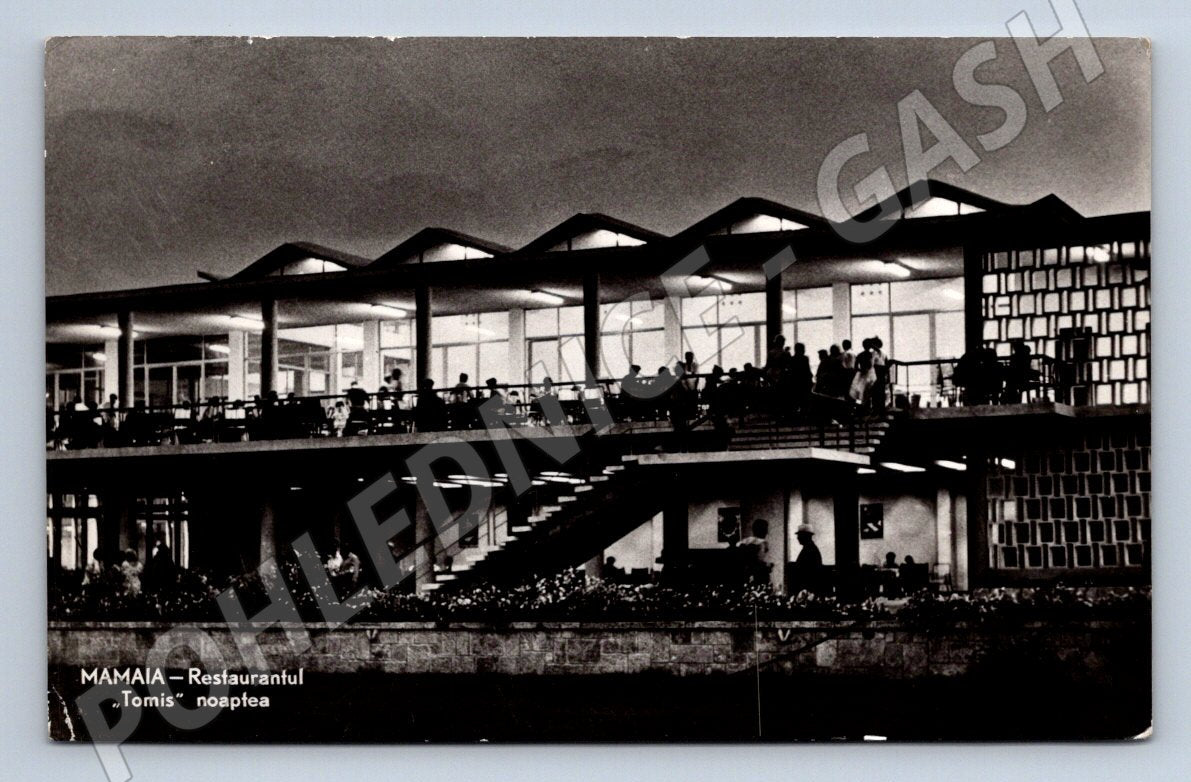 Pohlednice Mamaia Rumunsko restaurace 1966 (ST4114)
