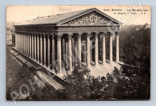 Pohlednice Paříž La Madeleine 1924 (ST4125)