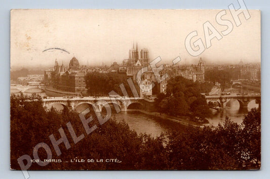 Pohlednice Paříž Notre Dame zaslaná (ST4126)