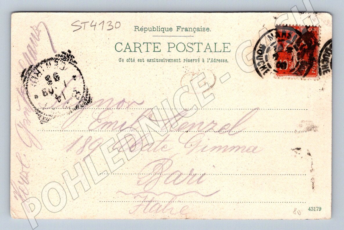 Postcard Nice Hotel de Suède used (ST4130)