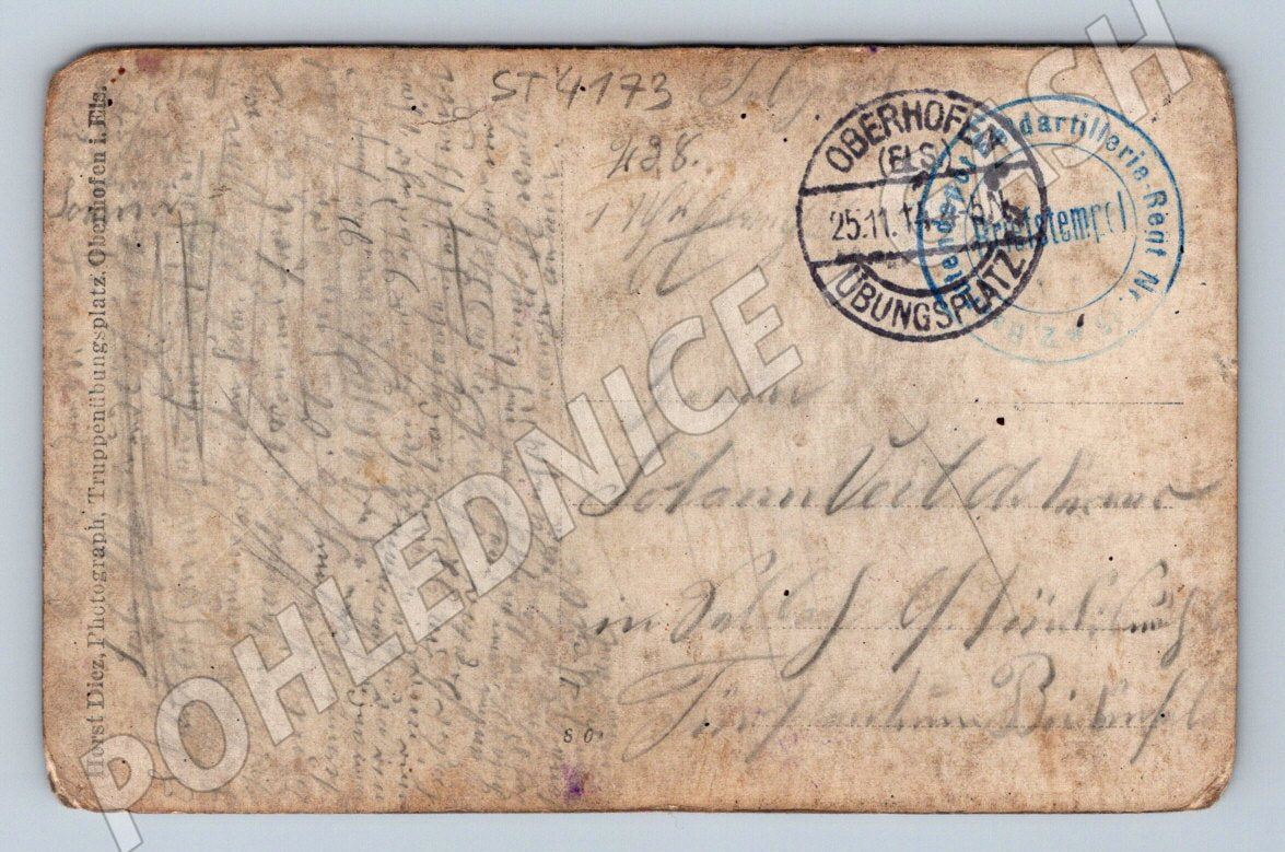Pohlednice němečtí vojáci na torpilu 1915 (ST4173)