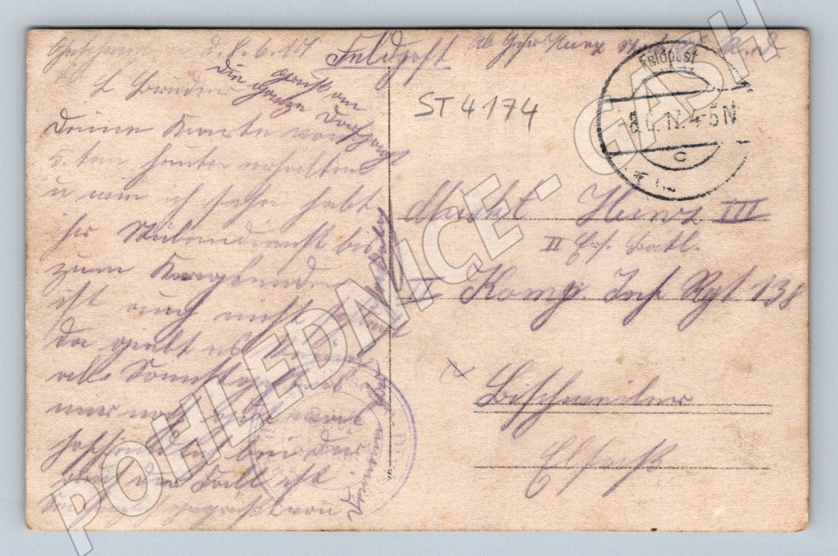 Pohlednice skupina vojáků 1 světová válka (ST4174)
