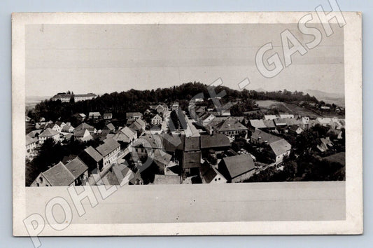 Pohlednice panorama města se zámkem (ST4193)