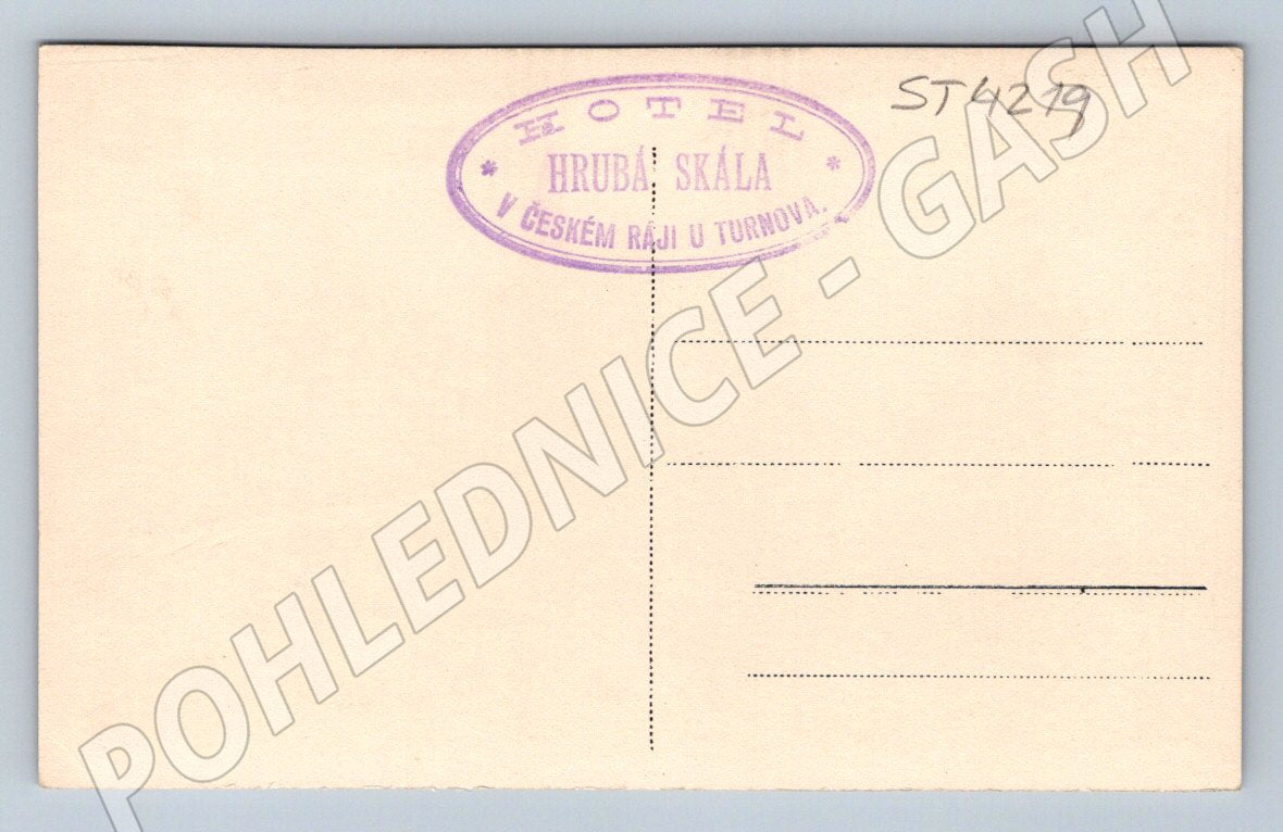 Pohlednice Hrubá Skála Šteklův pensionát (ST4219)