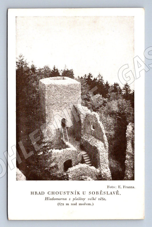 Pohlednice hrad Choustník 1927 (ST4220)