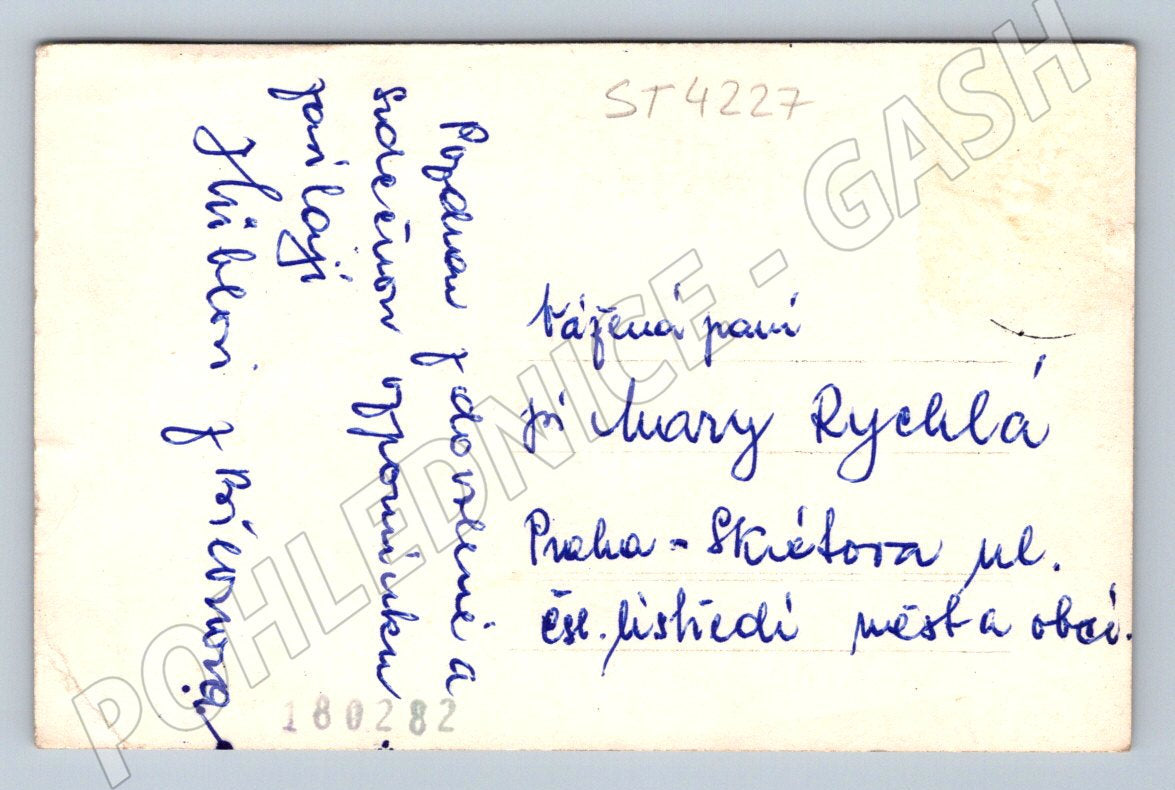 Postcard Hejnice Jizera Mountains 1950 (ST4227)