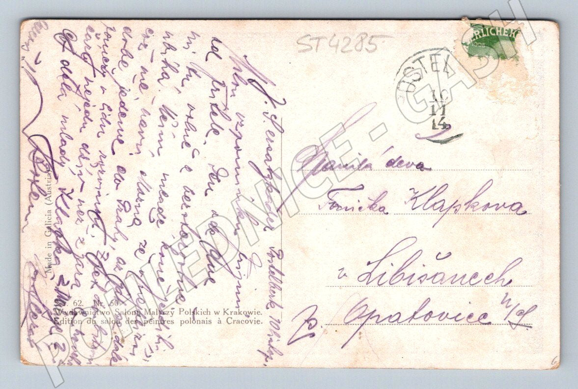 Pohlednice Opuszczona Sztolcwerz 1915 (ST4285)