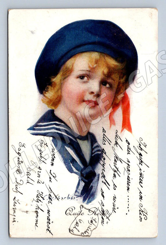 Pohlednice portrét dívky Tropau (ST4305)