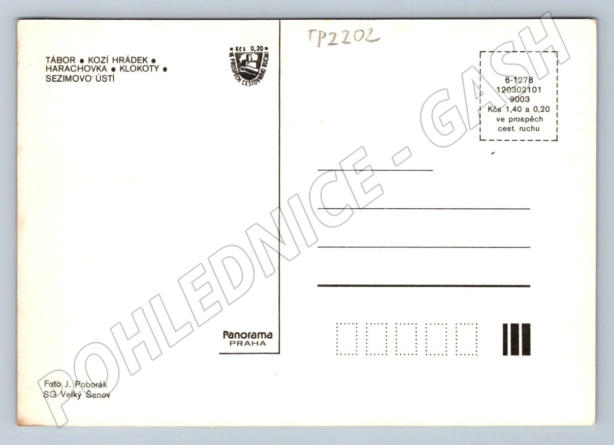 Pohlednice Táborsko koláž (TP2202)