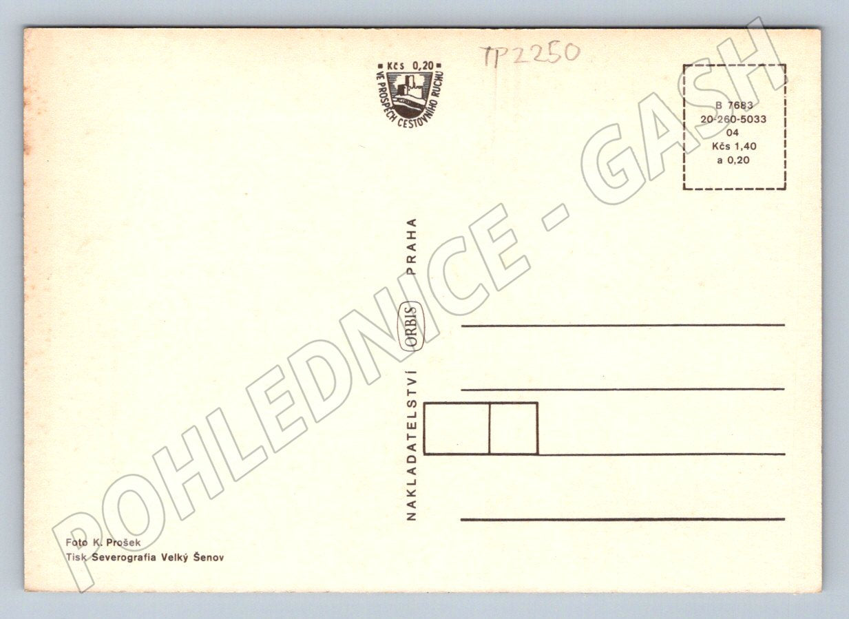 Pohlednice Duchcov různé pohledy (TP2250)