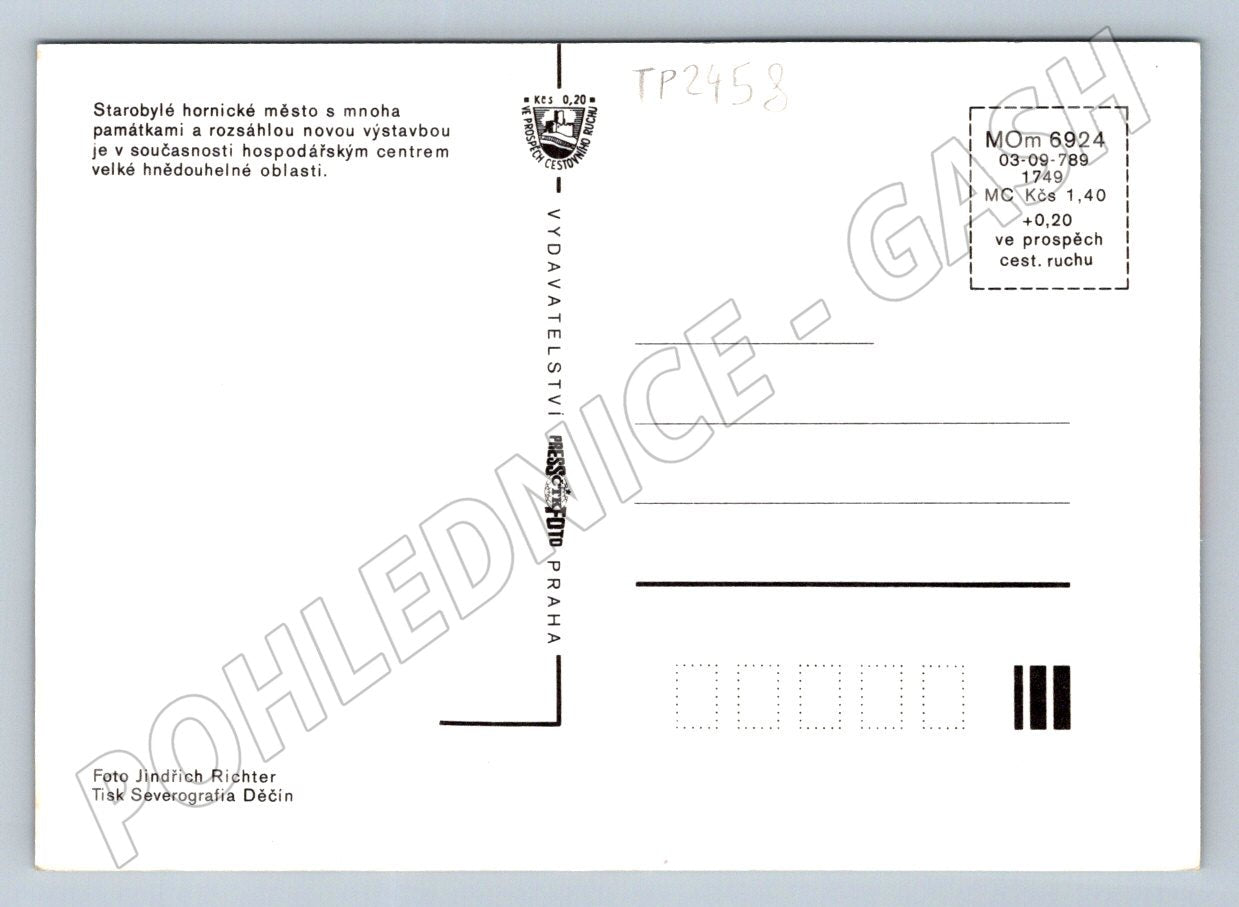 Pohlednice Sokolov koláž zámek náměstí (TP2458)