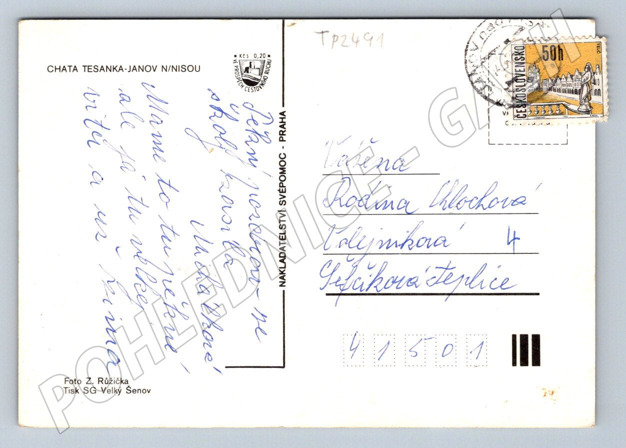 Pohlednice Chata Tesanka Janov nad Nisou (TP2491)