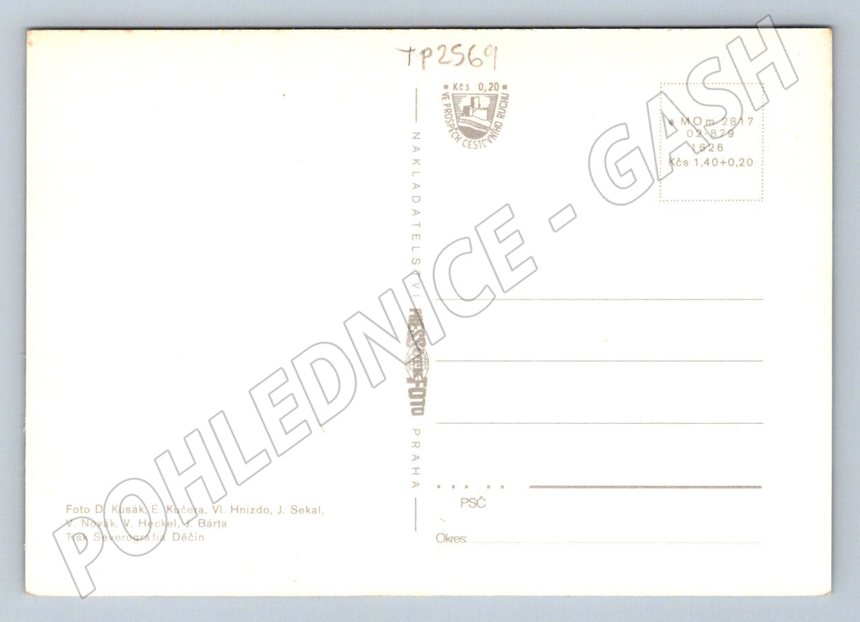 Pohlednice Zámky Jižních Čech (TP2569)