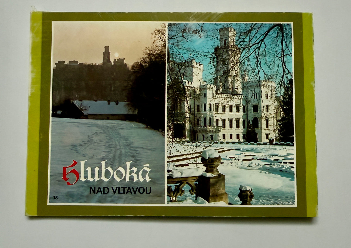 Sada pohlednic Hluboká nad Vltavou zámek leporelo (BM137)