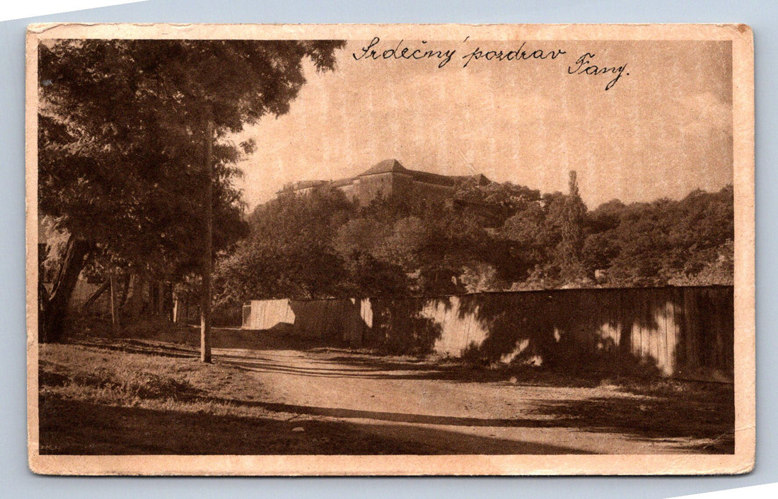 Pohlednice Užhorod — historické centrum Podkarpatské Rusi